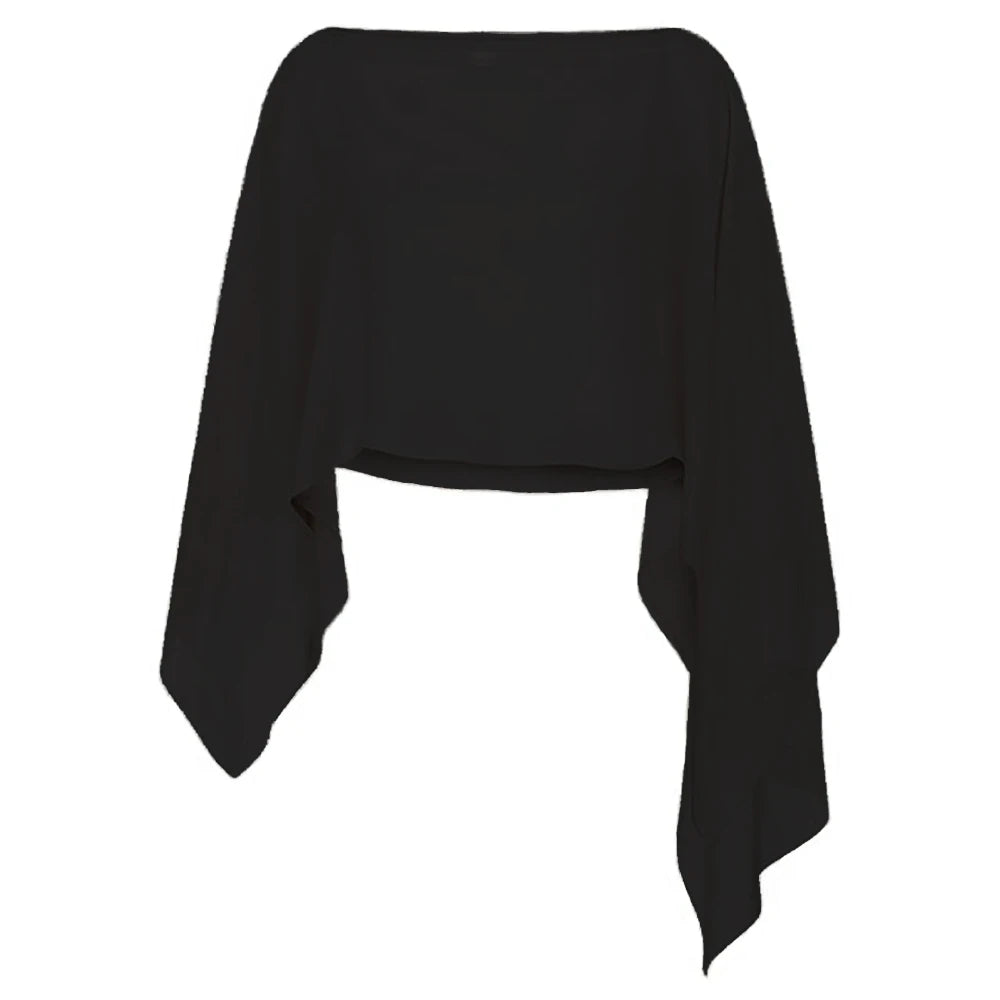 Elegant chiffon cape