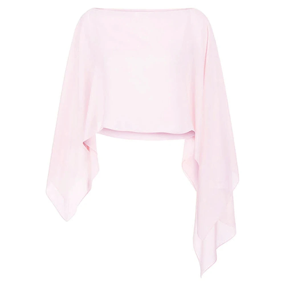 Elegant chiffon cape