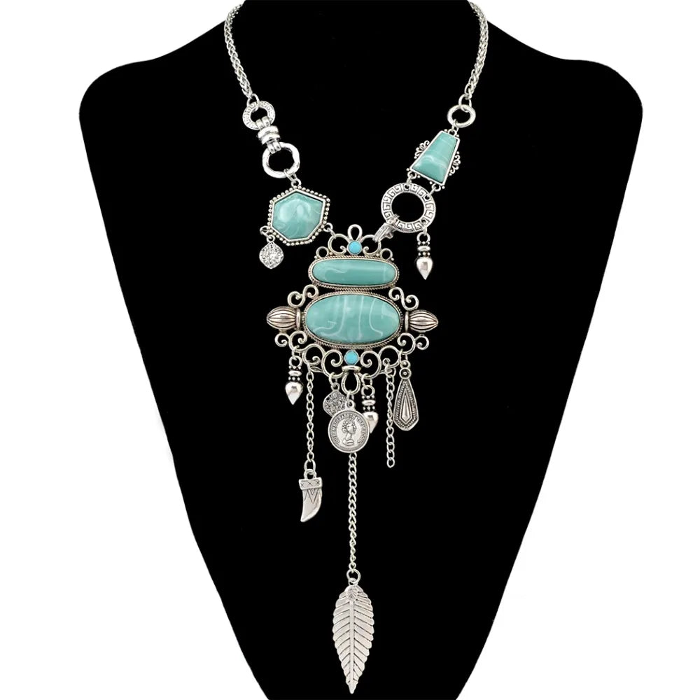 Tassel statement necklace