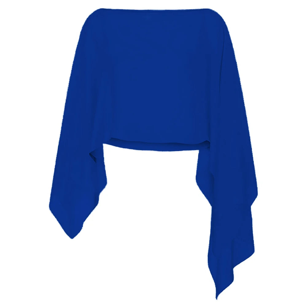 Elegant chiffon cape