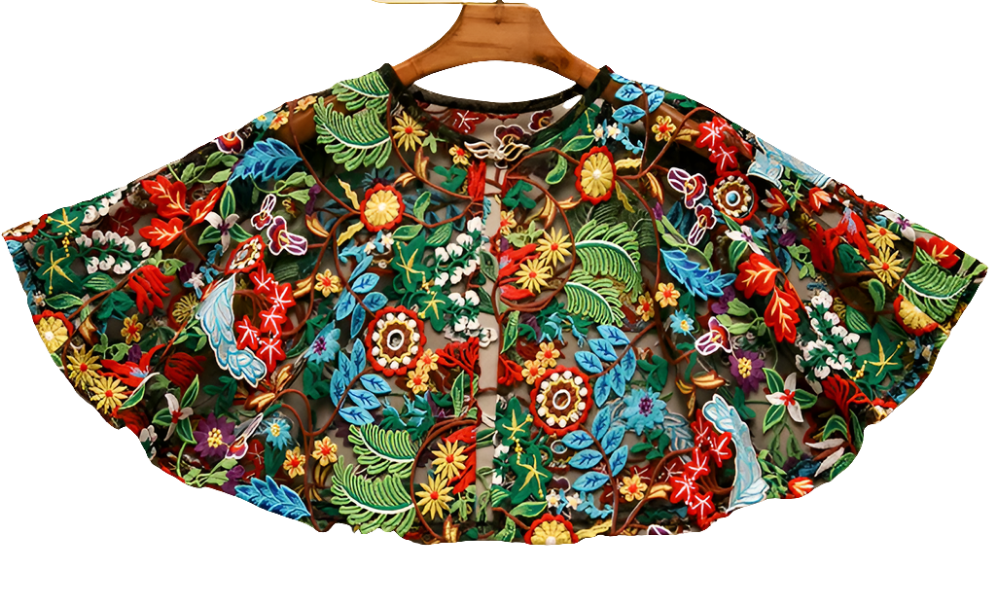 Vintage floral collar