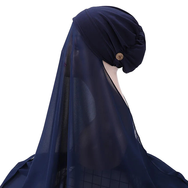 Instant chiffon hijab