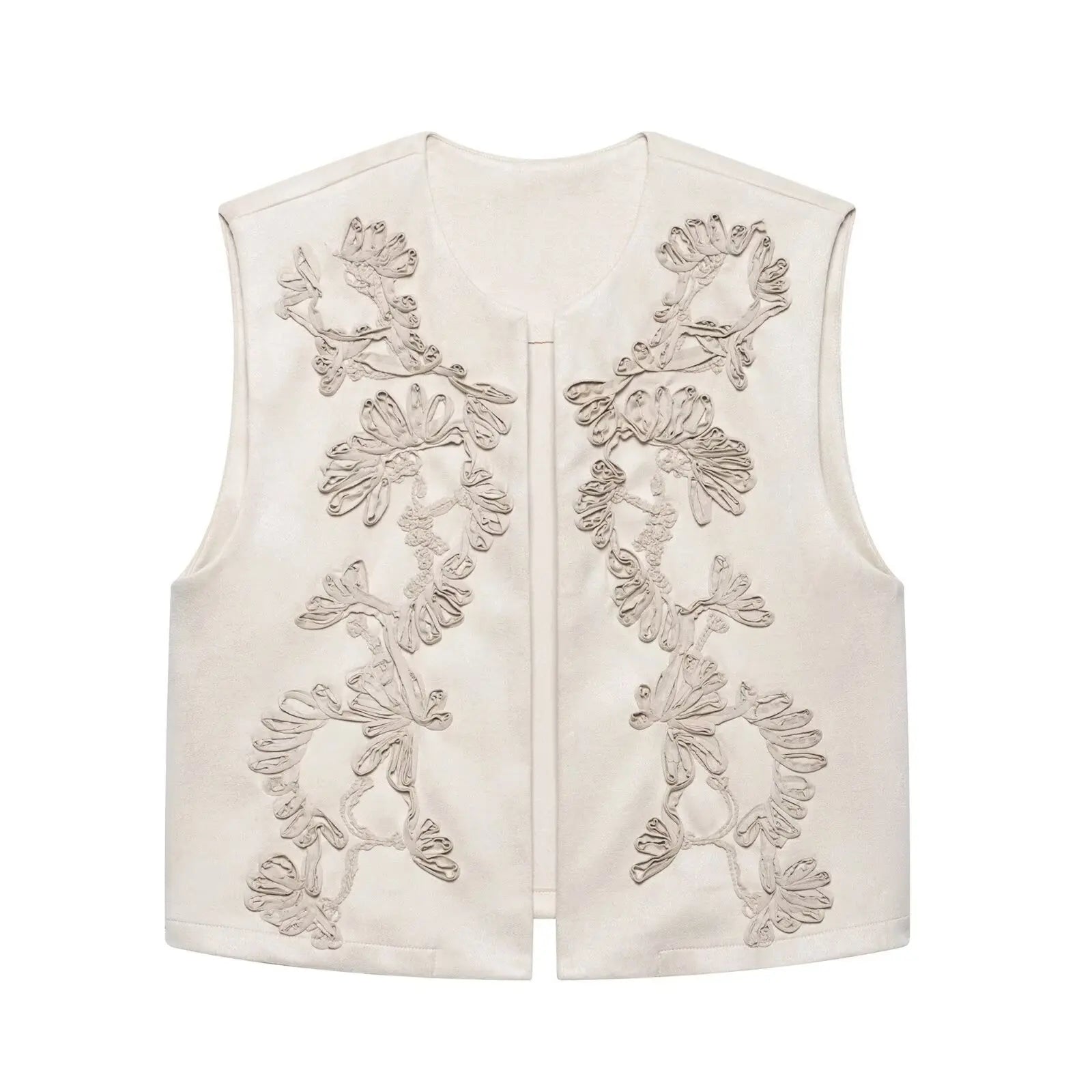 Embroidered vintage vest