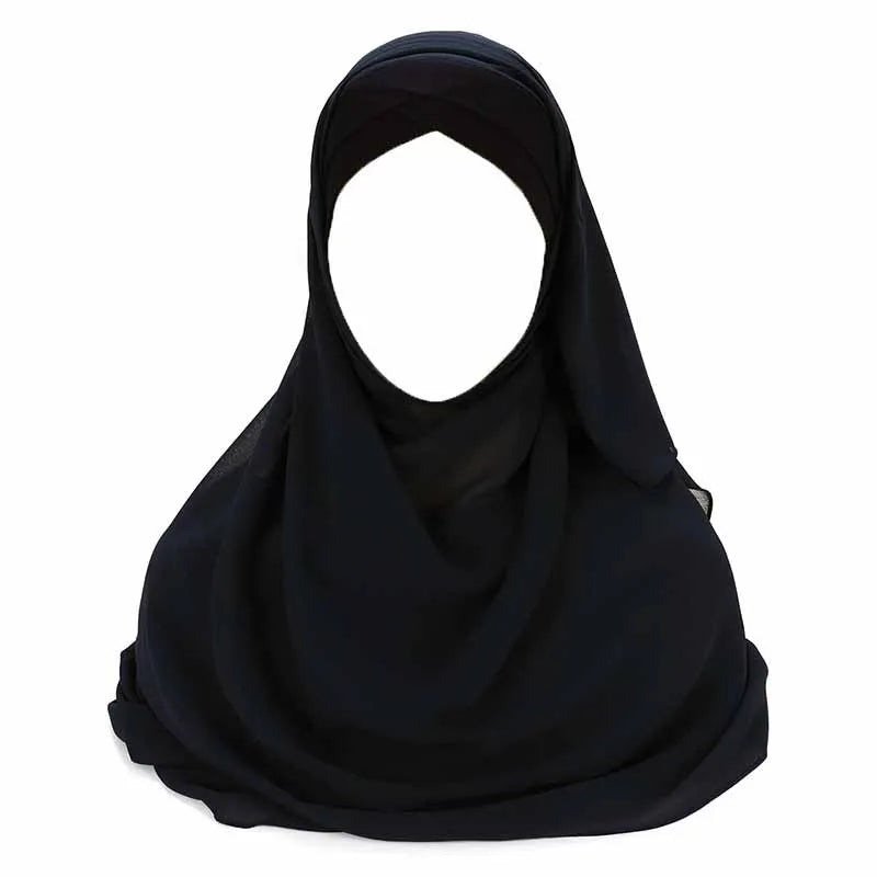 Instant chiffon hijab