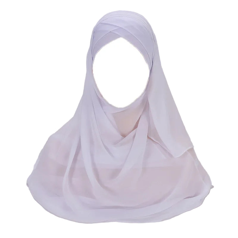 Instant chiffon hijab