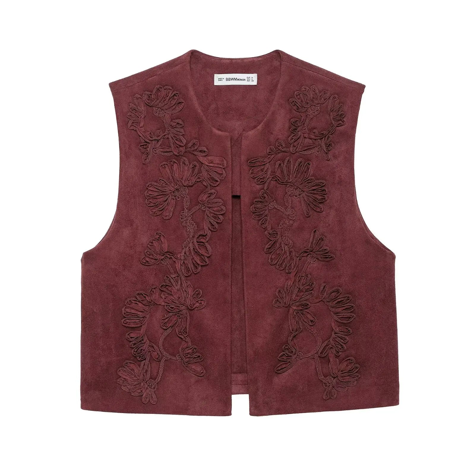 Embroidered vintage vest