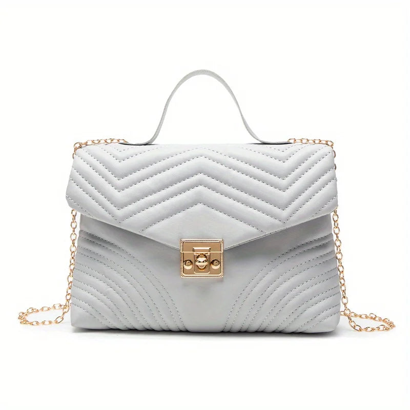 Soft PU satchel-inspired handbag