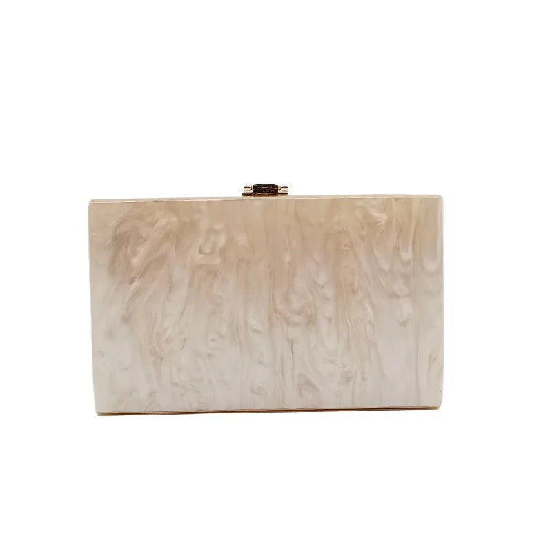 Modern acrylic chain bag