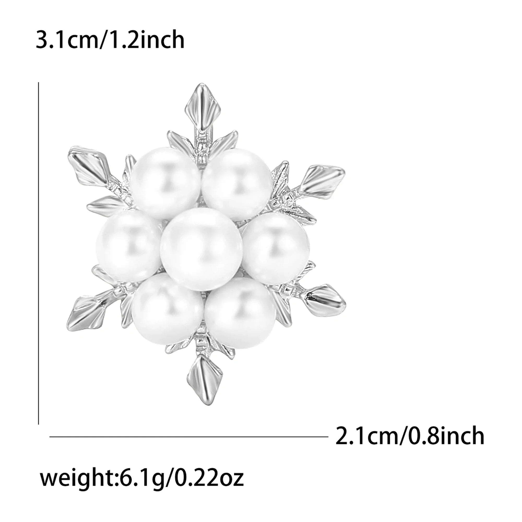 Stylish pearl brooches