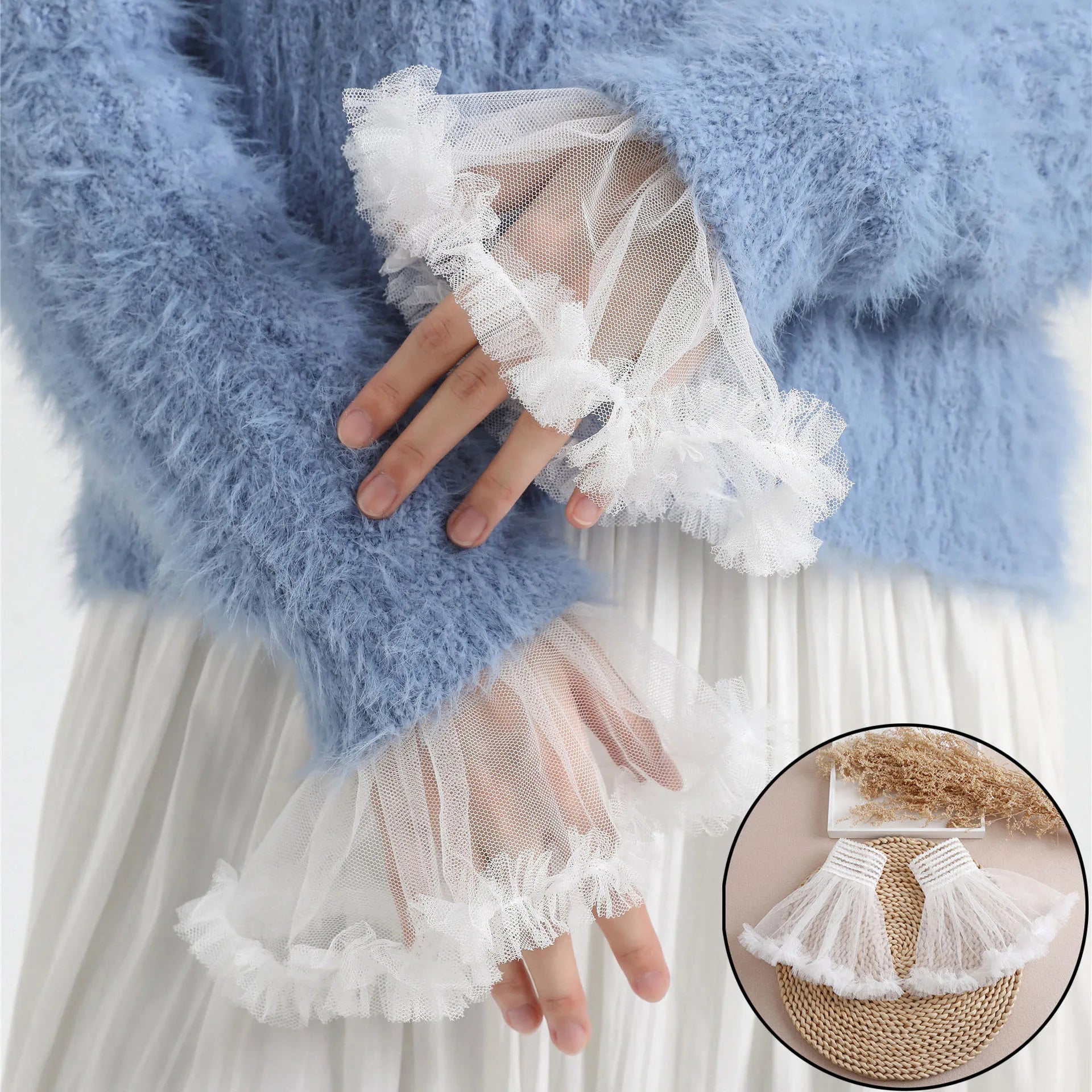 Elegant detachable sleeves