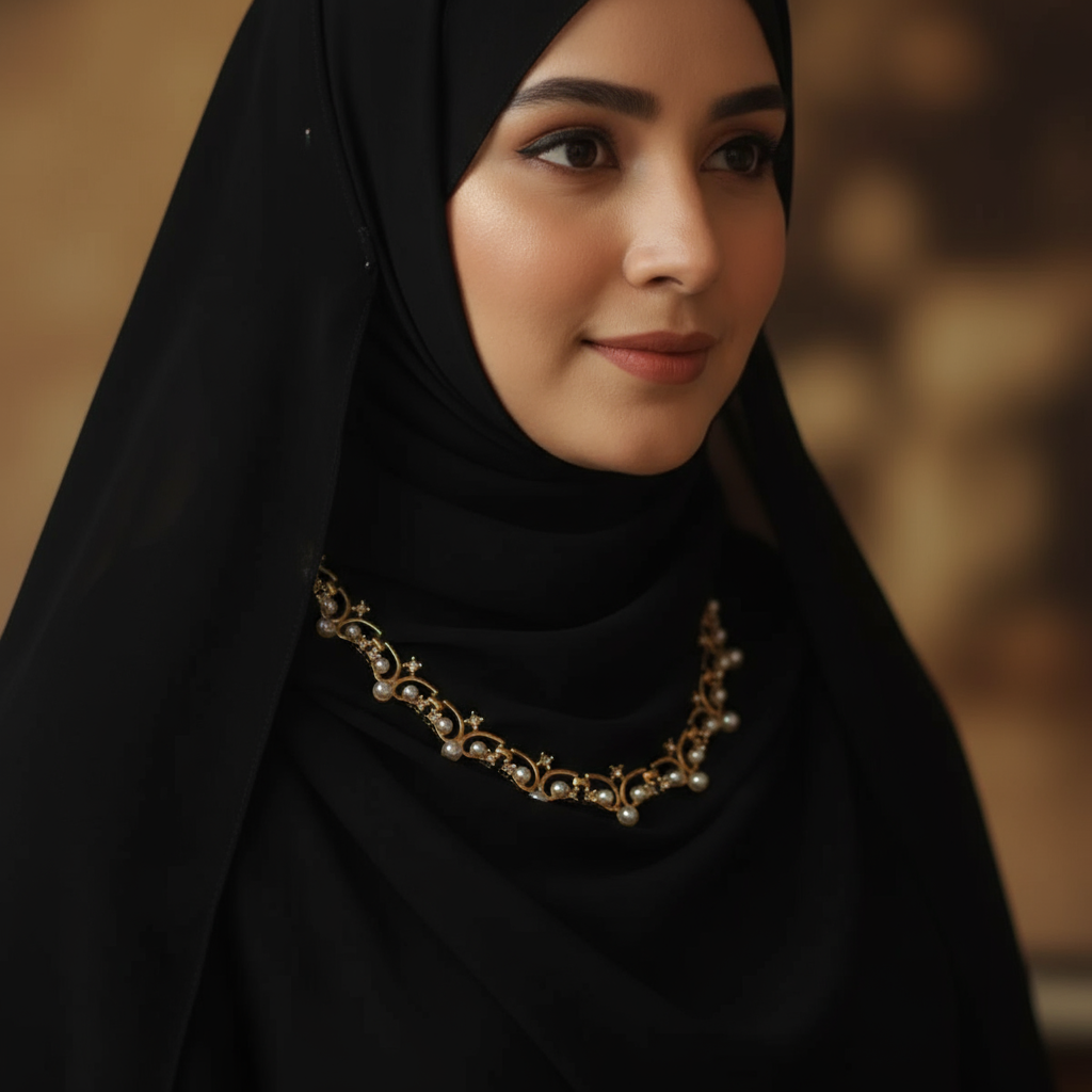 Vermeil gold-plated pearl necklace