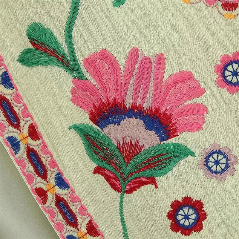 Open front floral vest