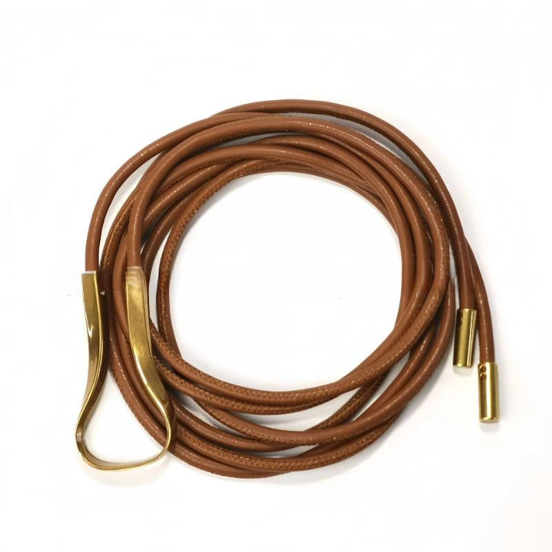 Minimalist thin PU leather belt