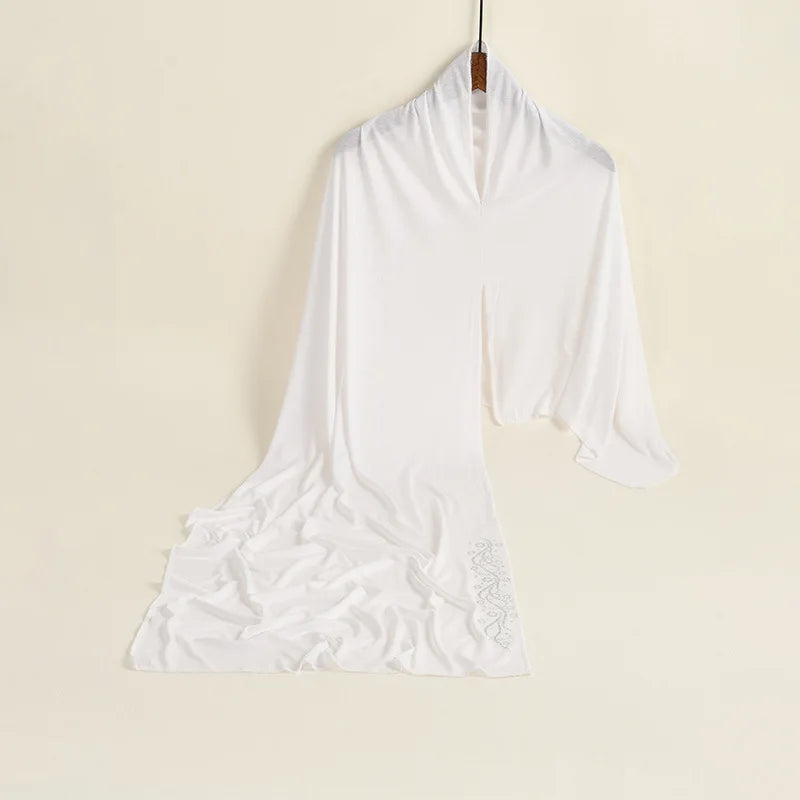 Mercerized jersey instant hijab