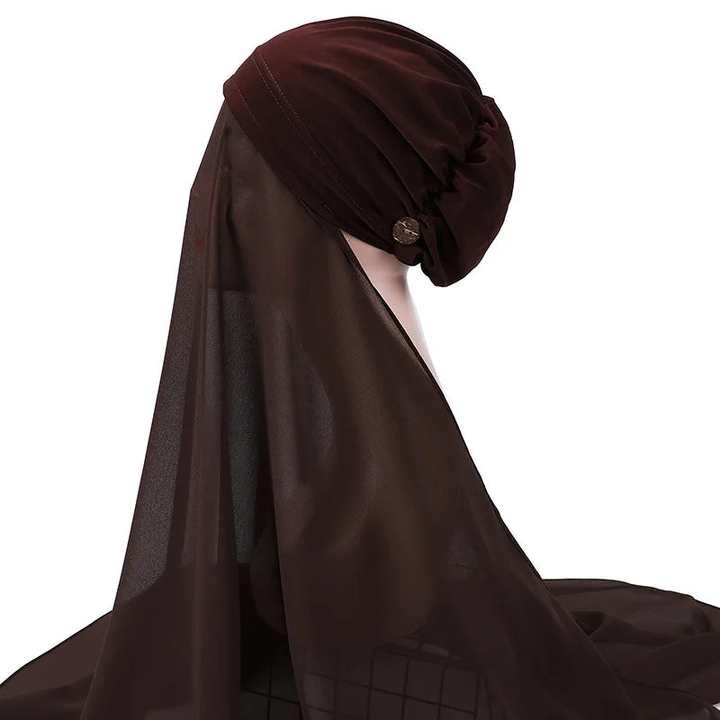 Instant chiffon hijab