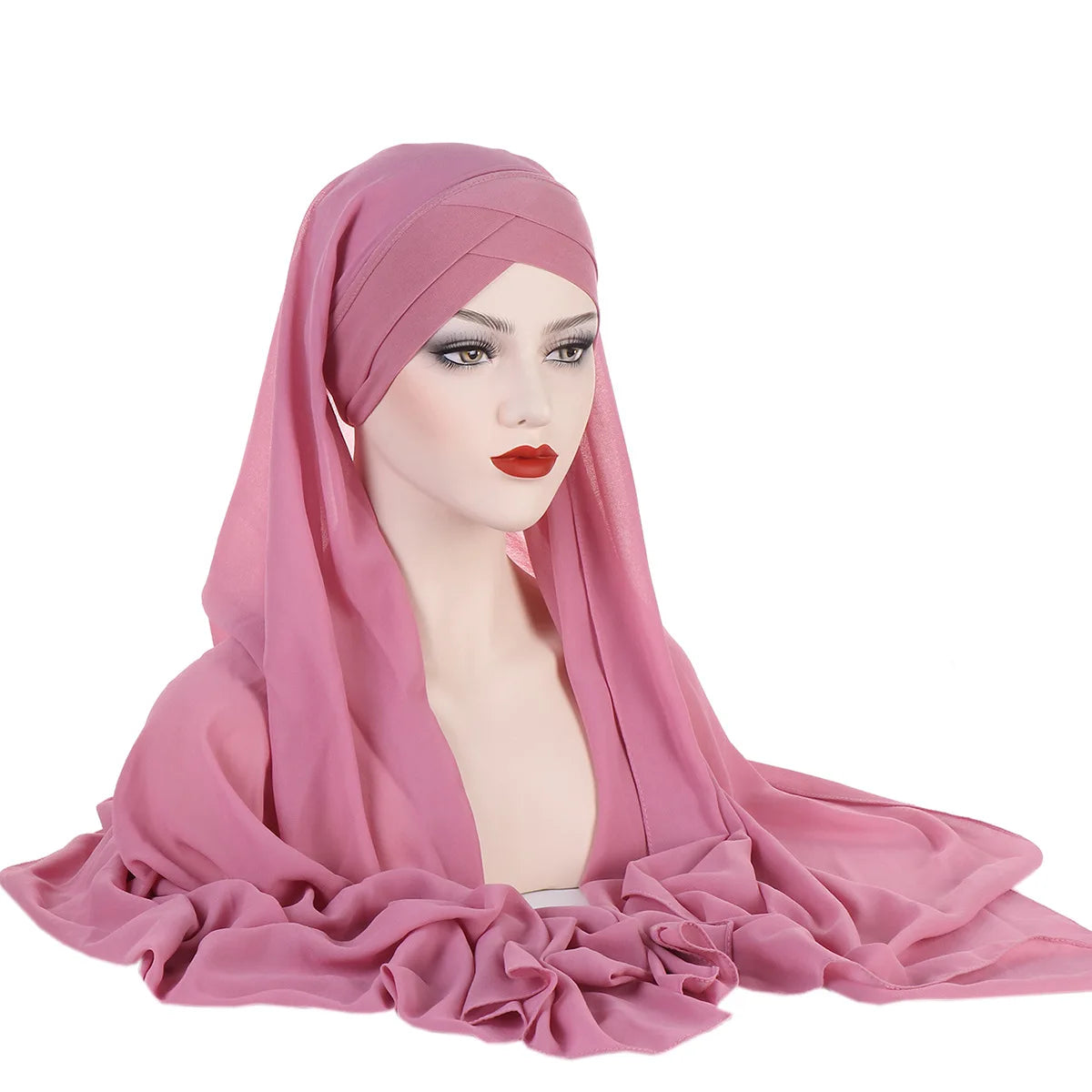 Instant chiffon hijab