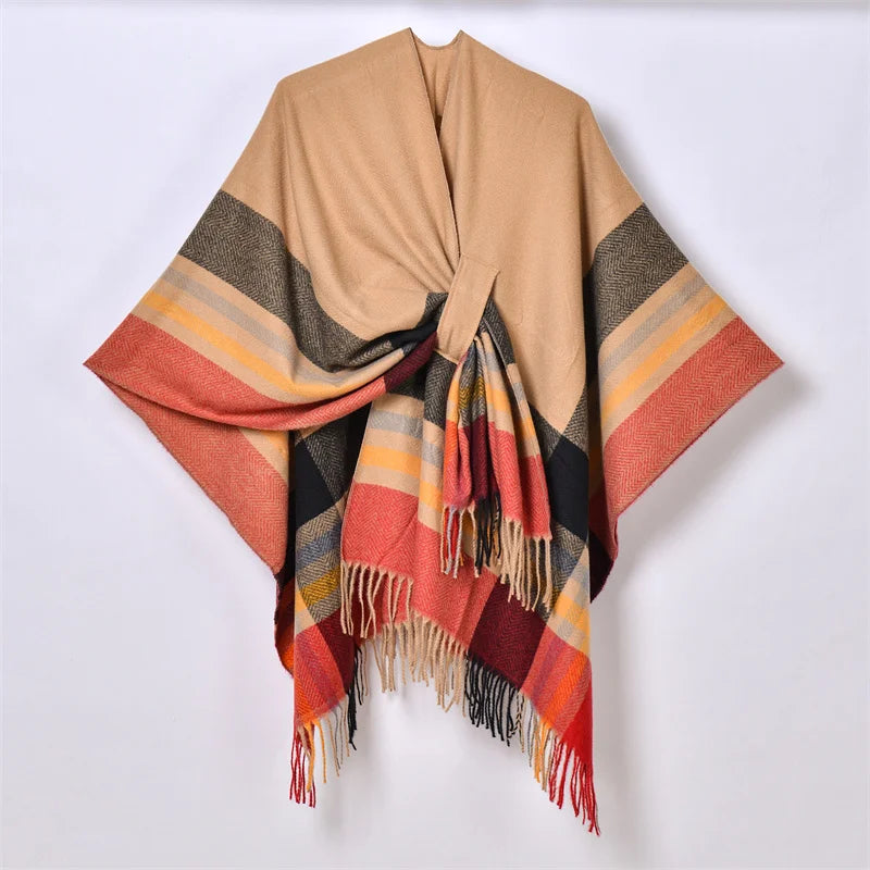 Poncho-style coat