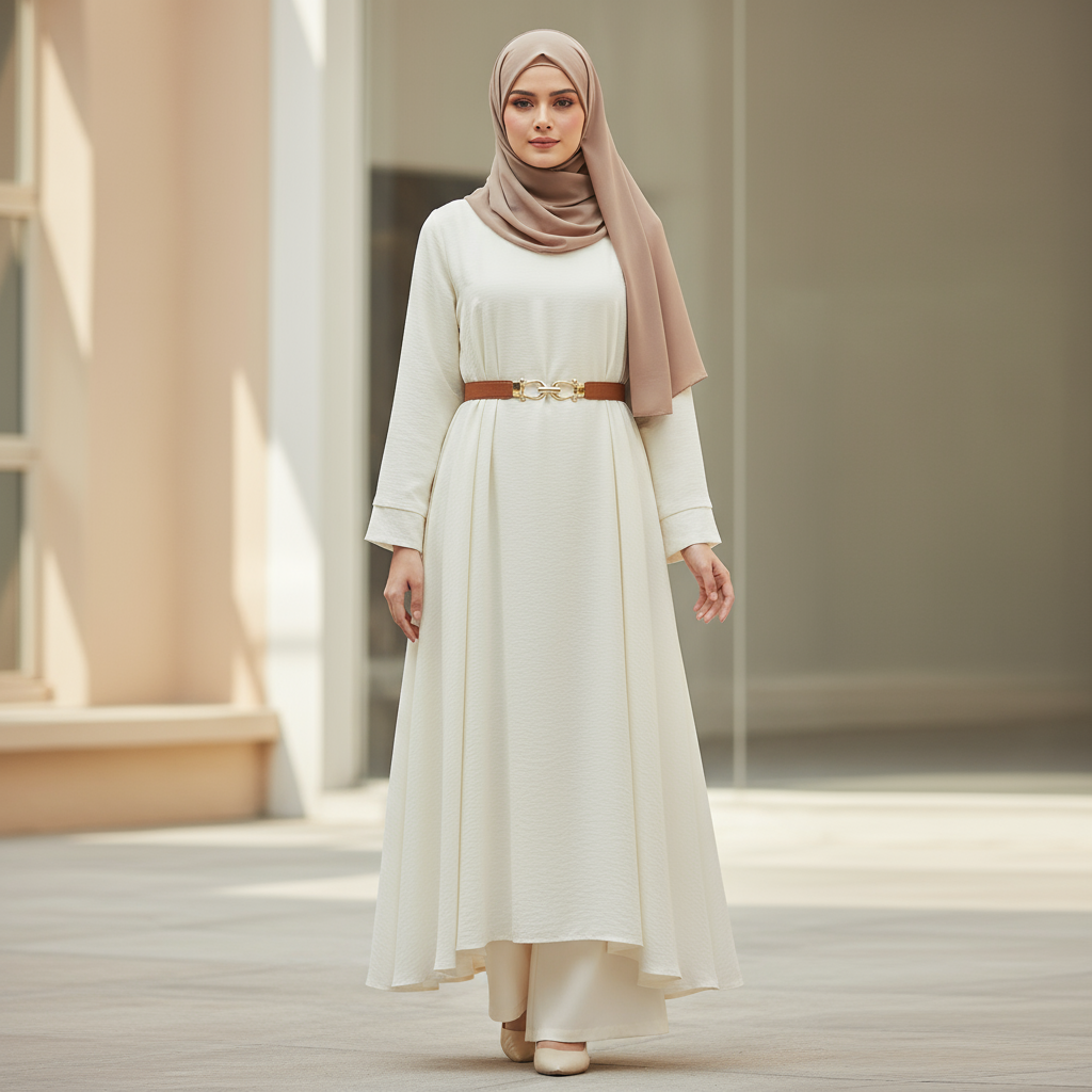 Classic elastic PU leather belt