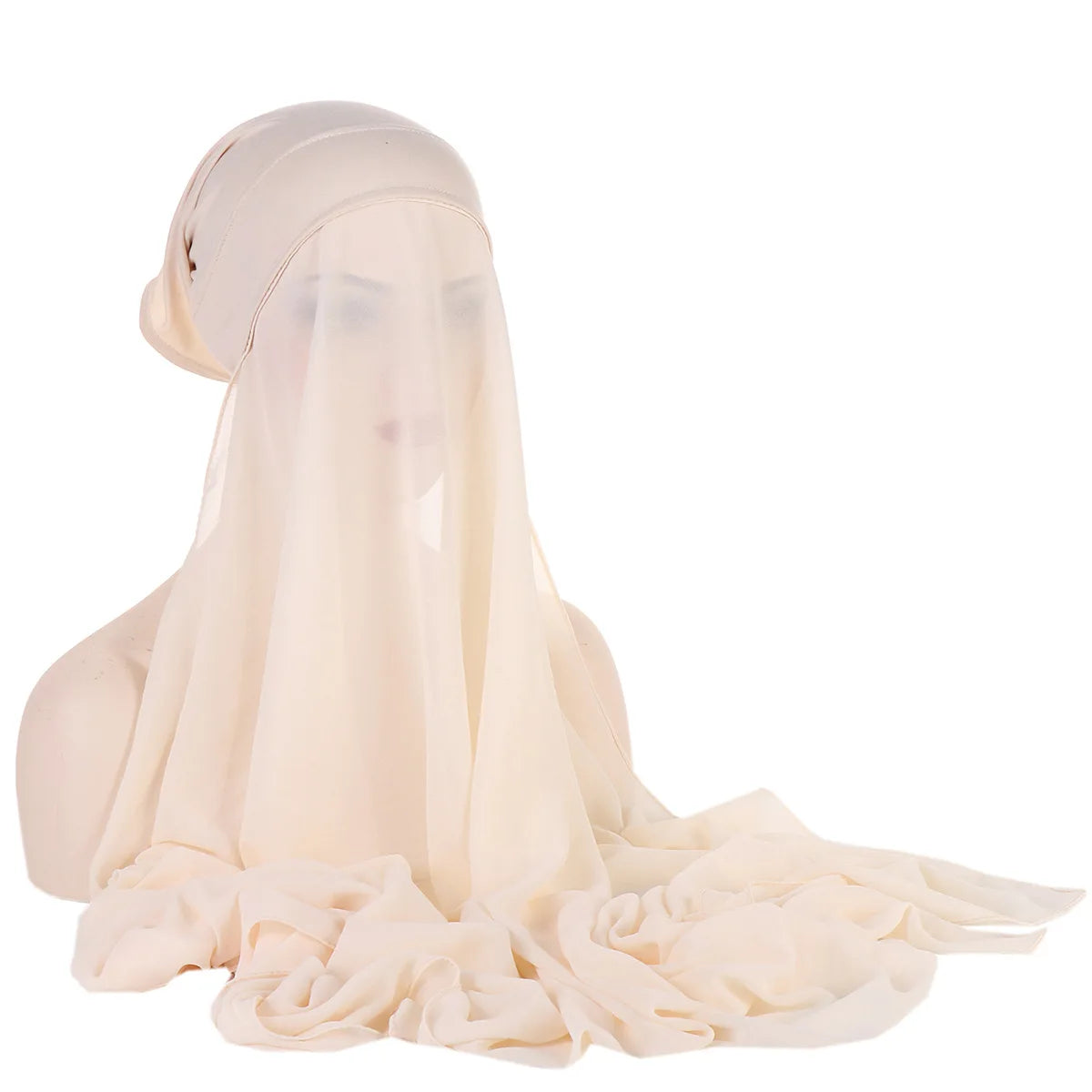 Instant pullover hijab