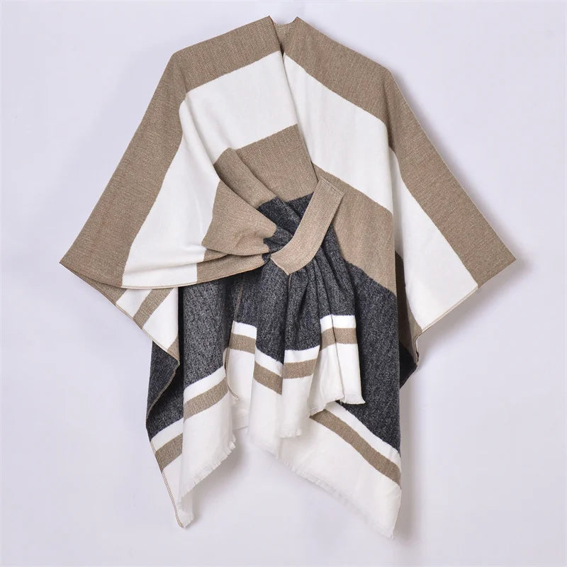 Poncho-style coat