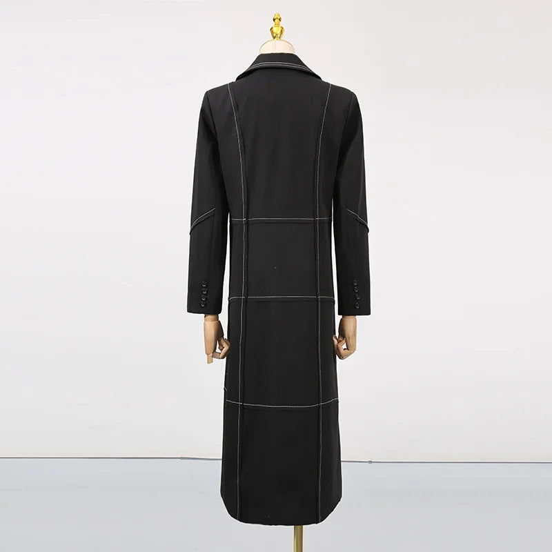 Elegant long trench coat