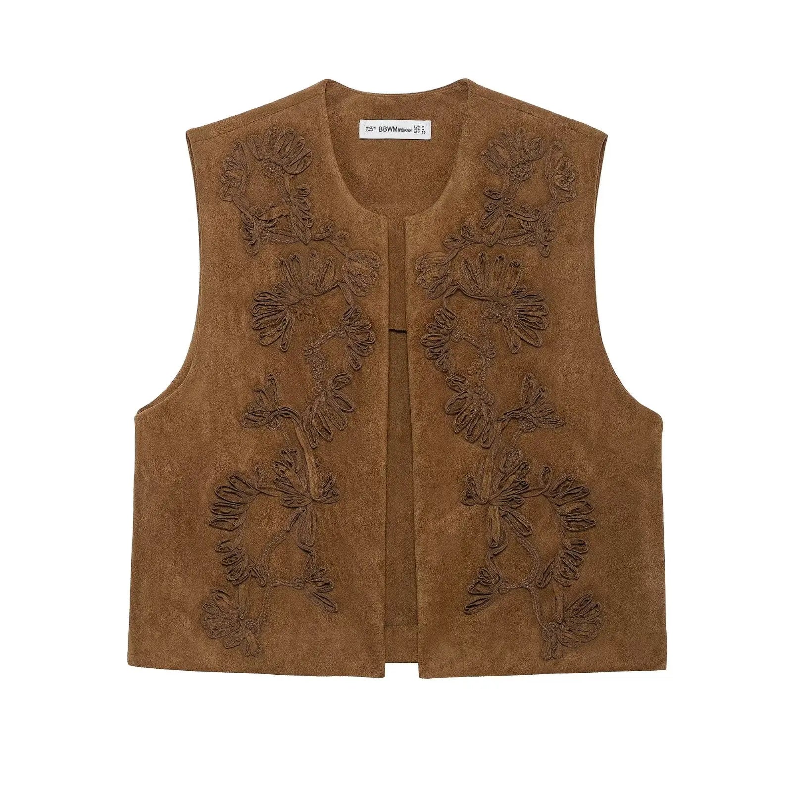 Embroidered vintage vest