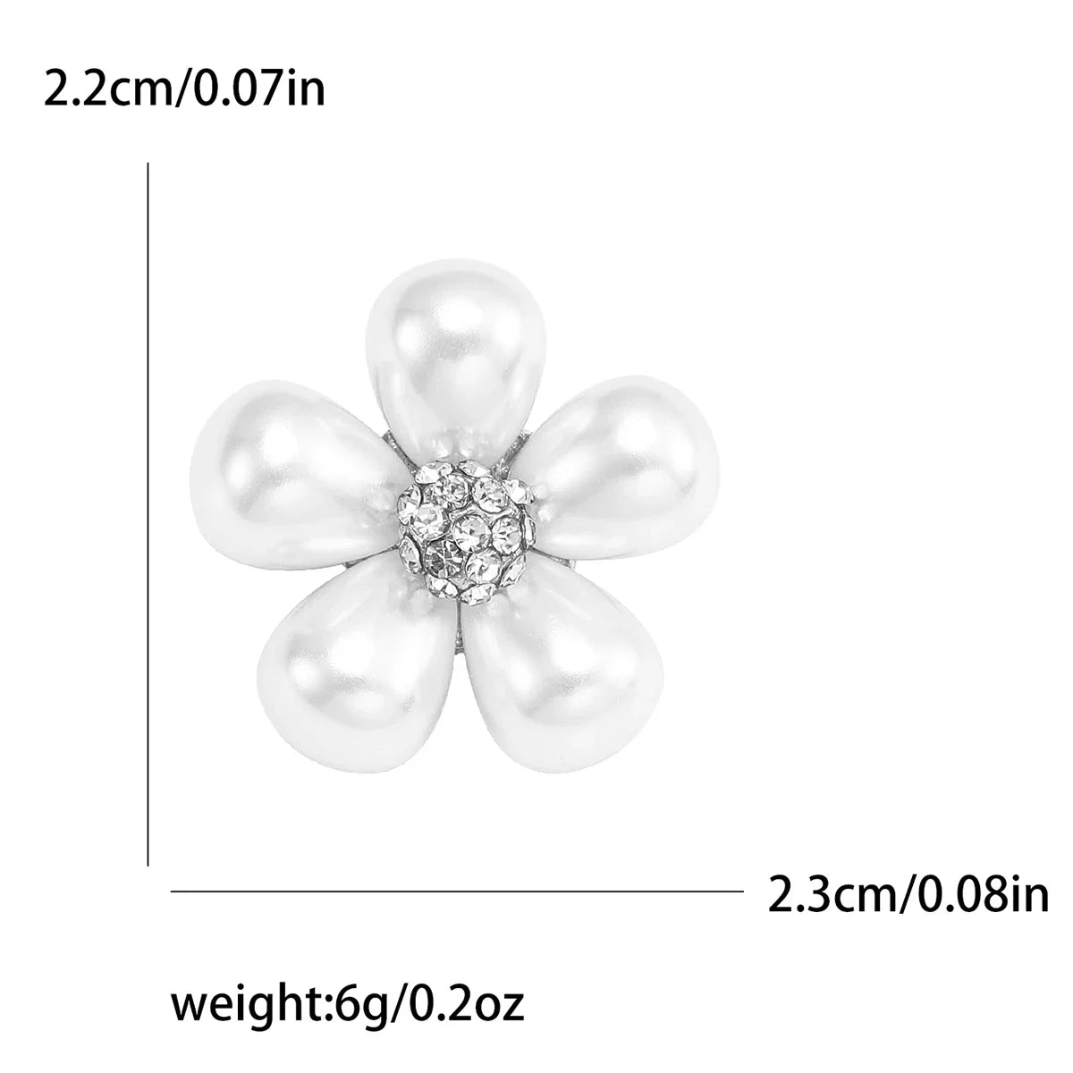 Stylish pearl brooches