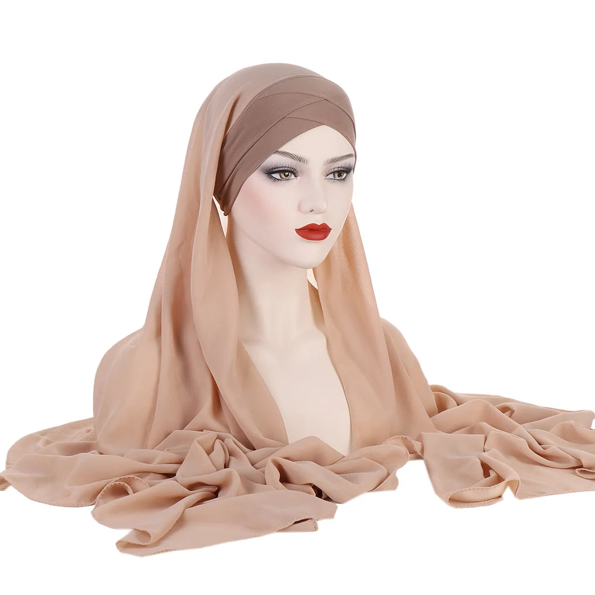 Instant chiffon hijab