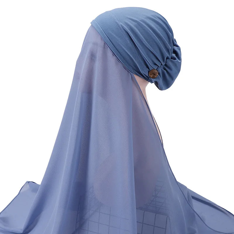 Instant chiffon hijab