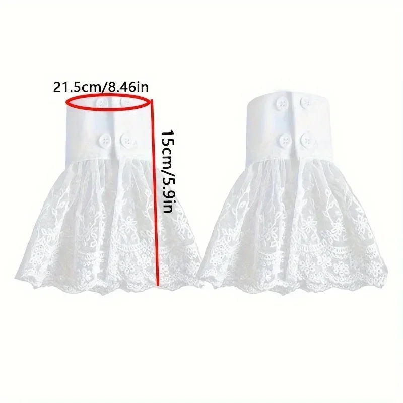 Detachable lace sleeves