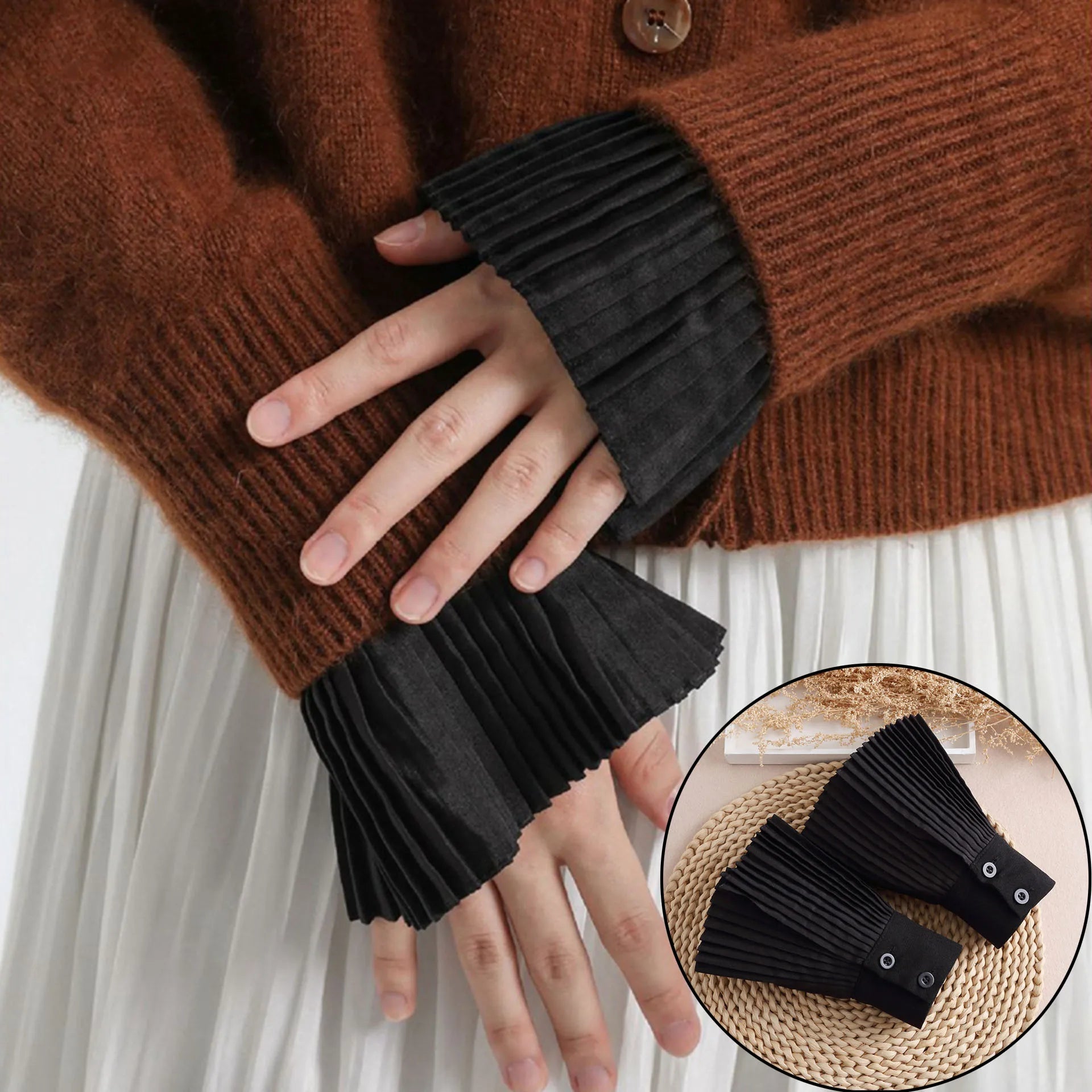 Elegant detachable sleeves