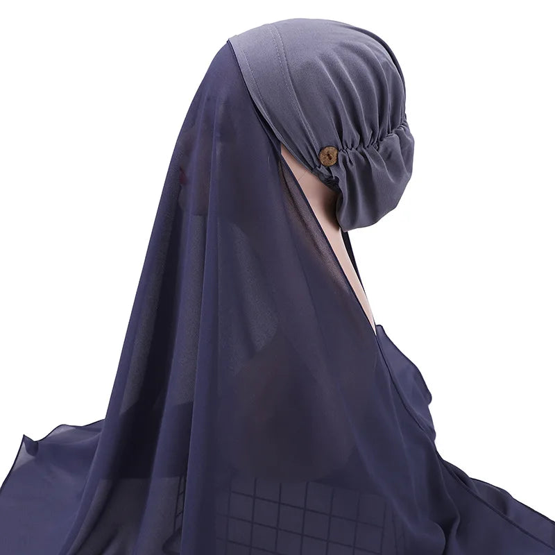 Instant chiffon hijab