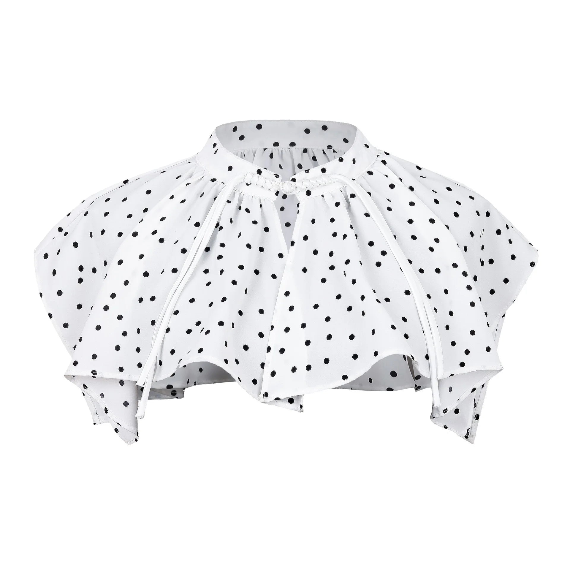 Classic polka dot collar