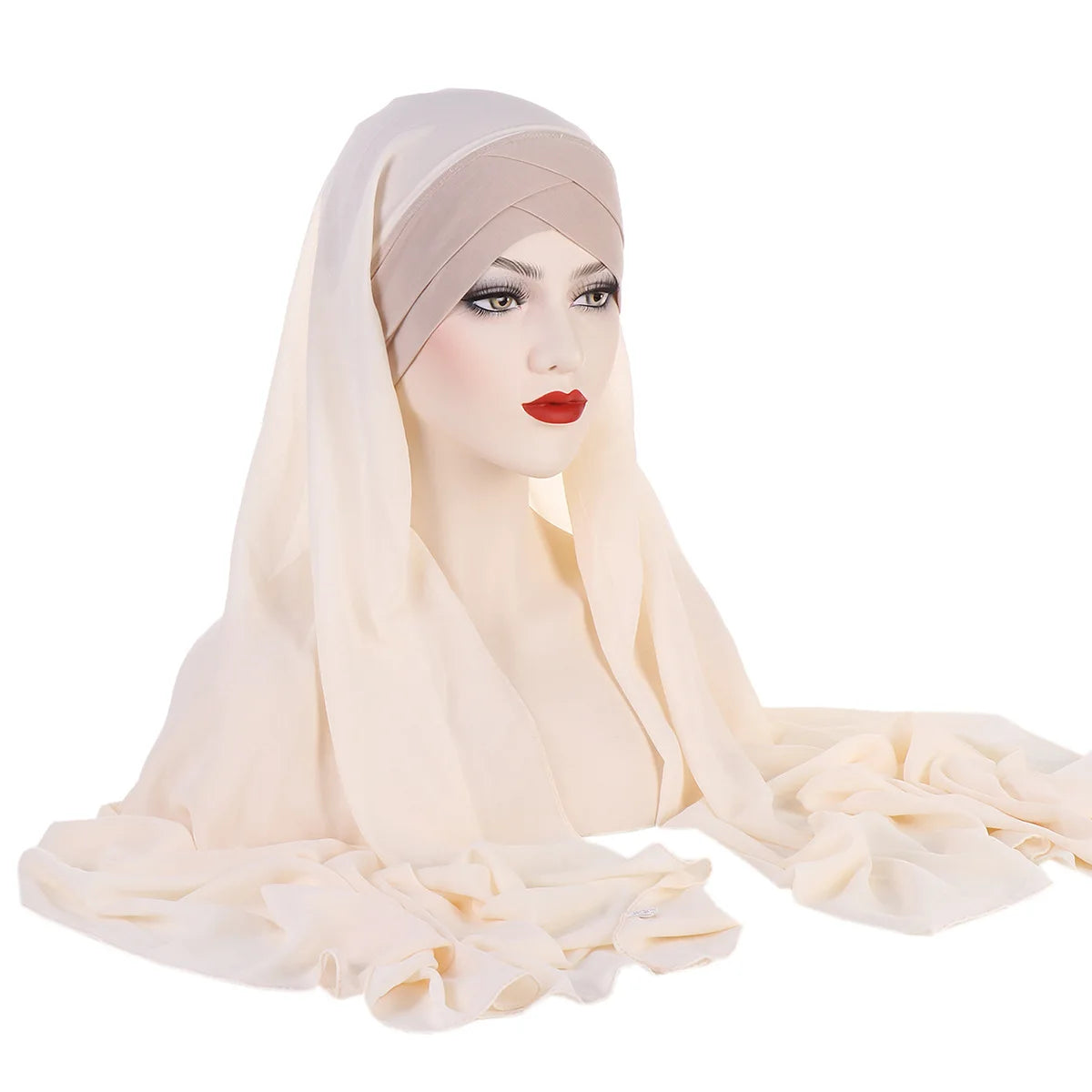 Instant chiffon hijab