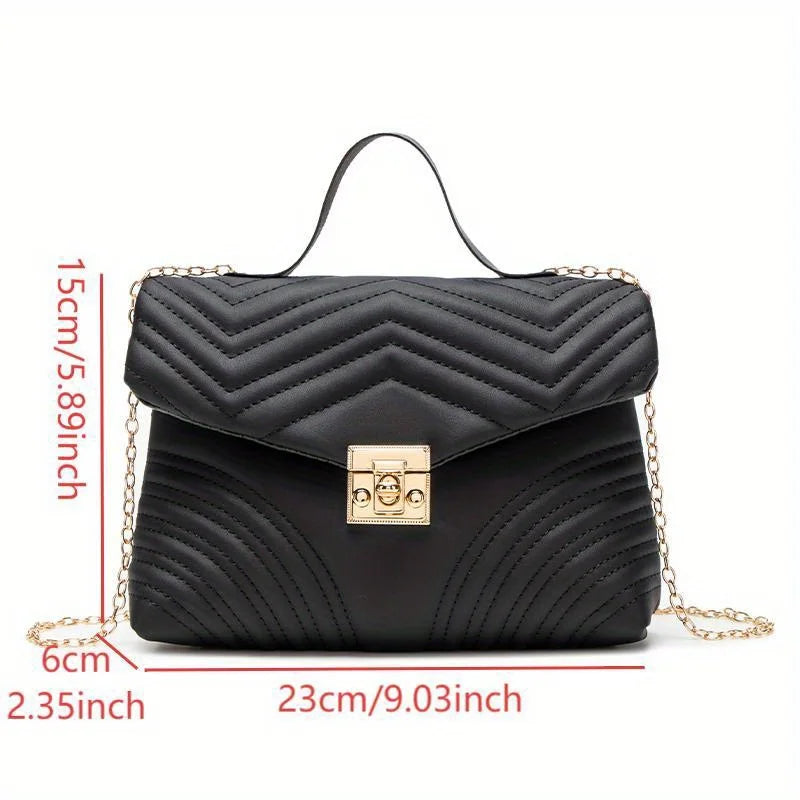 Soft PU satchel-inspired handbag