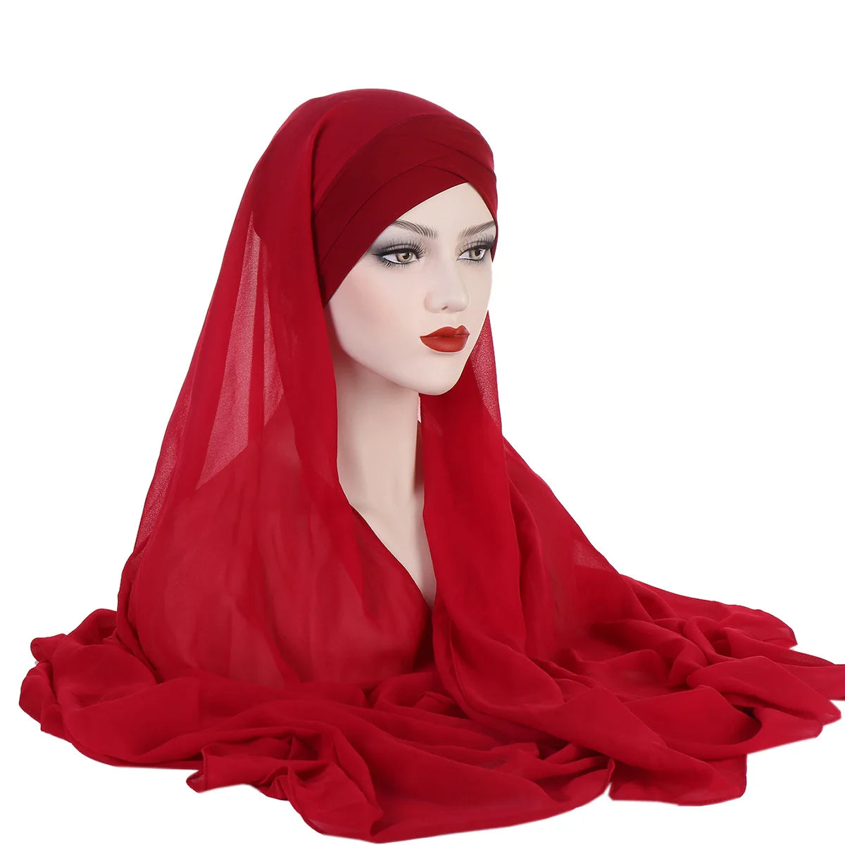 Instant chiffon hijab