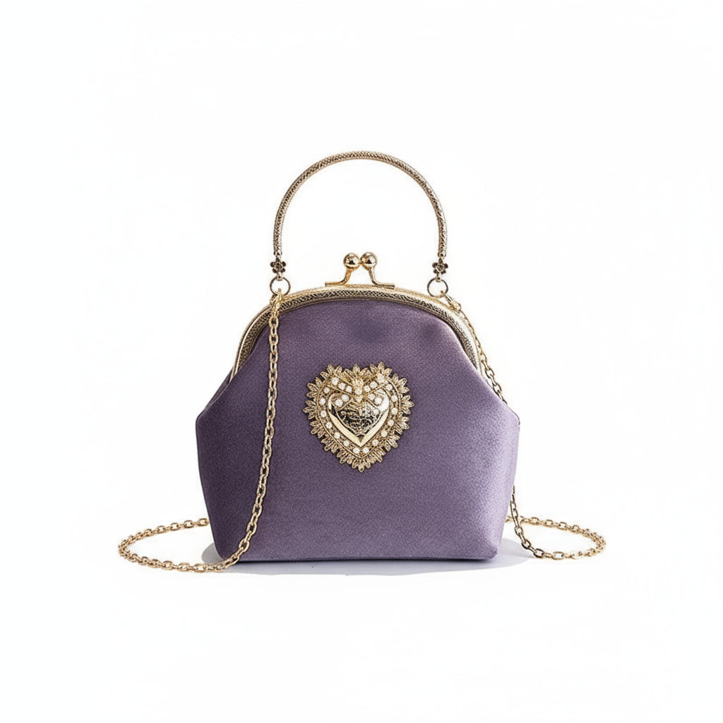 Velvet corduroy shoulder & crossbody bag