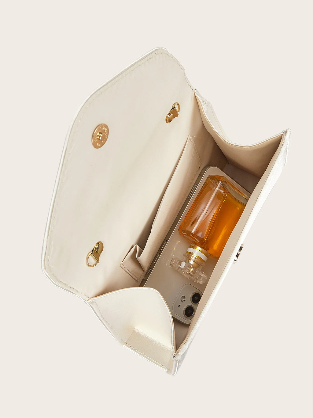 Elegant floral clutch bag