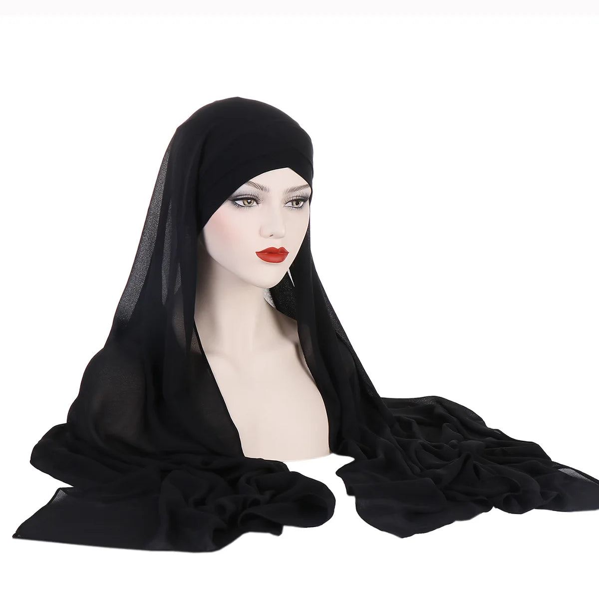Instant chiffon hijab