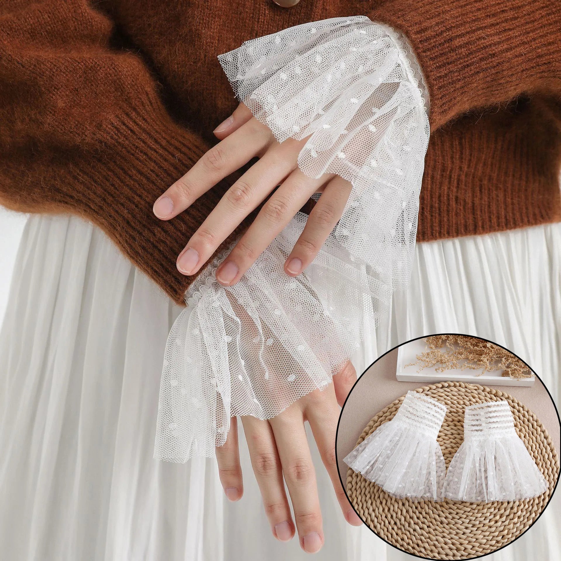 Elegant detachable sleeves