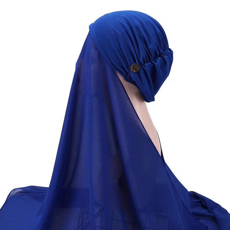 Instant chiffon hijab