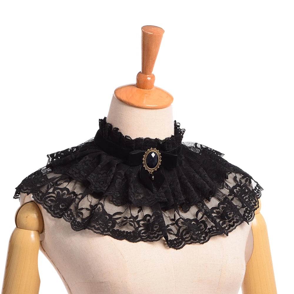 Vintage lace detachable neck collars