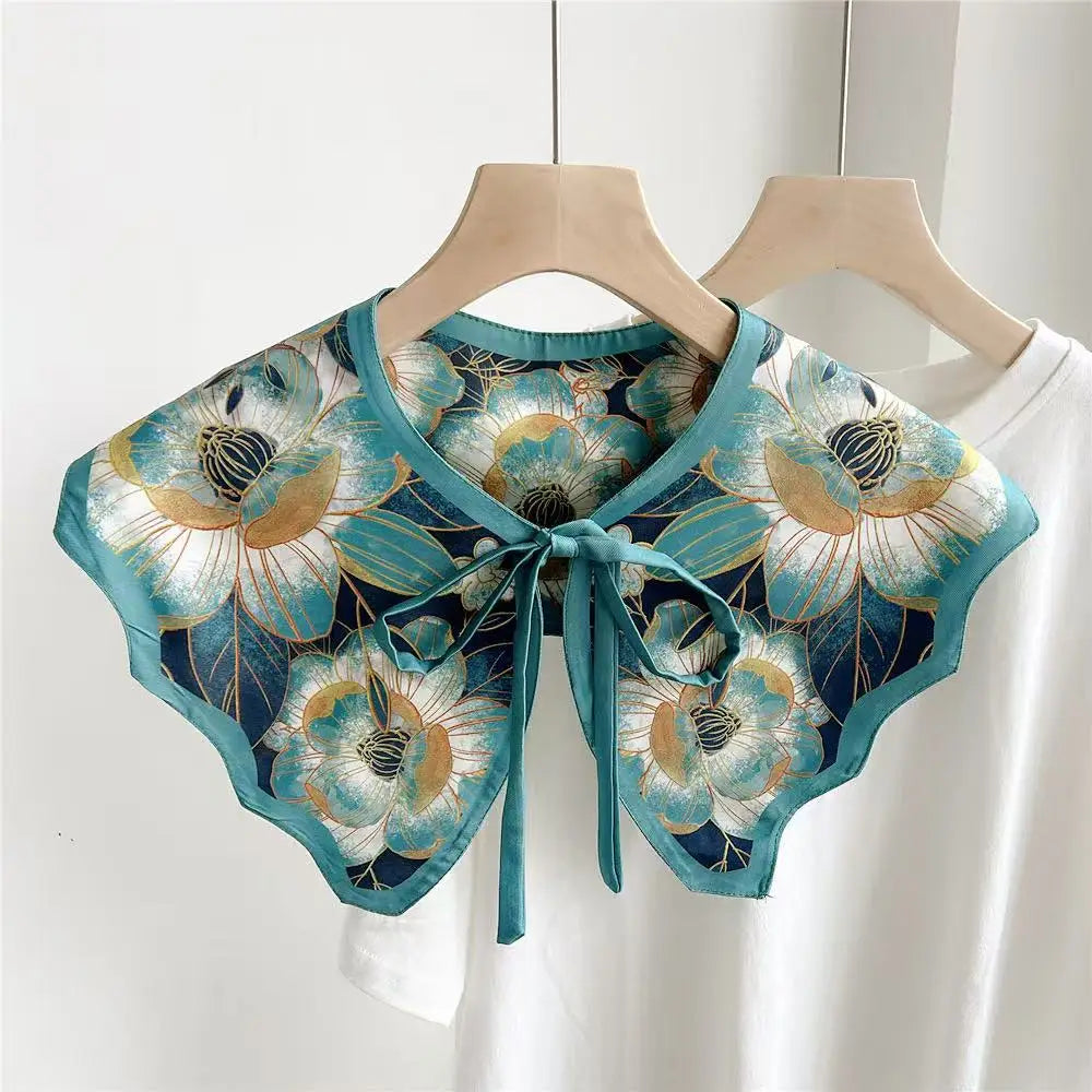 Stylish printed detachable collar