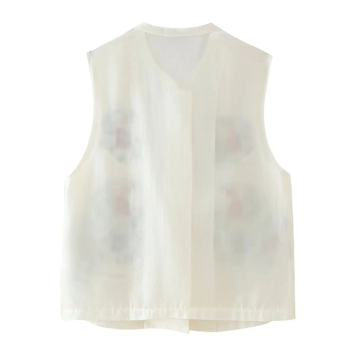 Streetwear print vest