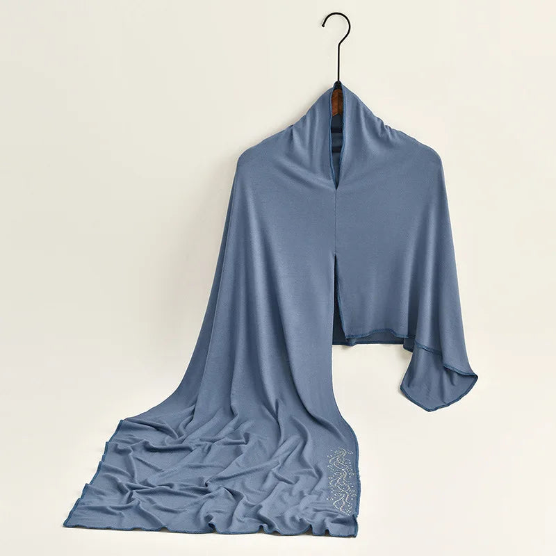 Mercerized jersey instant hijab