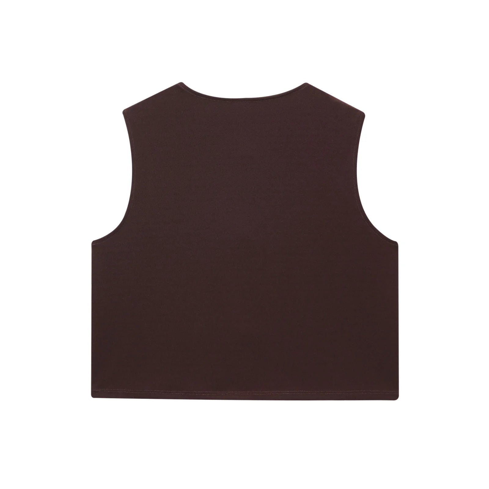 Minimalist buttoned vest