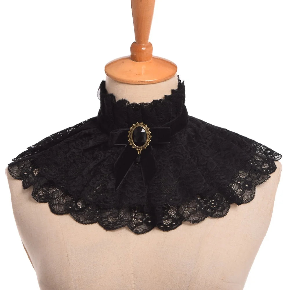 Vintage lace detachable neck collars