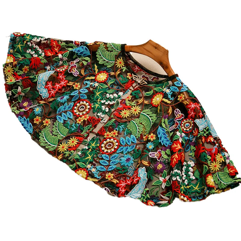 Vintage floral collar