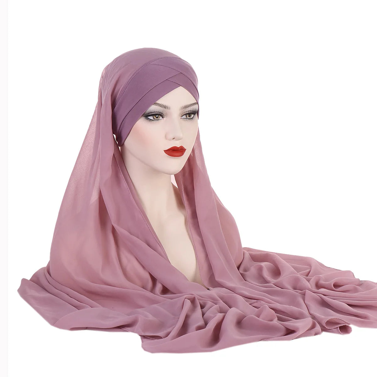 Instant chiffon hijab