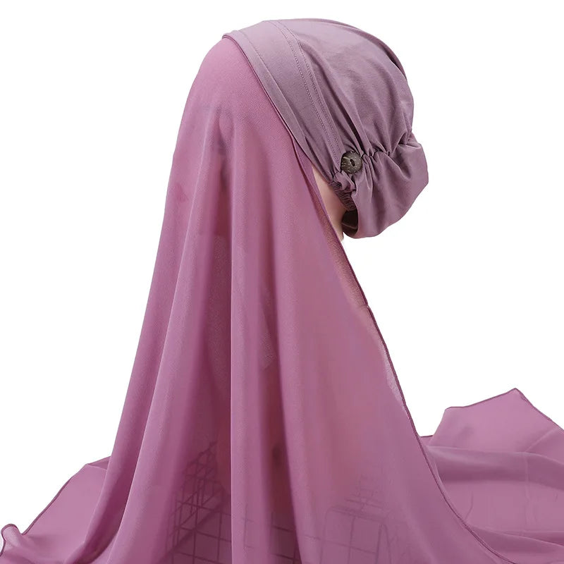 Instant chiffon hijab